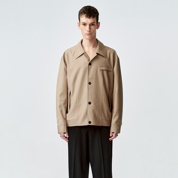 卡其色風衣式夾克 | 00122410109