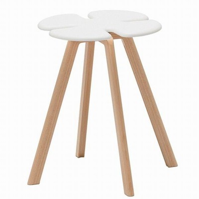 天童木工 クローバー スツール ホワイト Tendo Clover Stool WA / おしゃれ