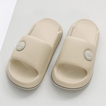 玩趣QQ成人休閒拖鞋-卡其