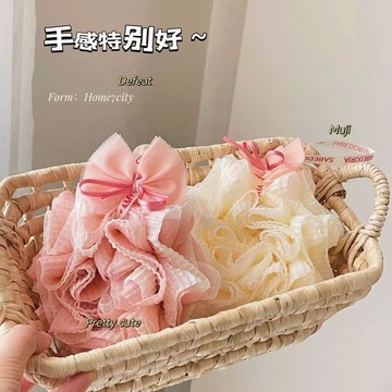 浴球 搓澡巾 韓國沐浴球女高檔不散浴球花泡泡球搓澡浴花起泡沐浴花球洗澡神器 PWLV