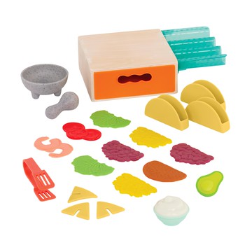 B.toys 見習主廚 塔可攤  25.5 x 15.5 x 7cm  多色  1個