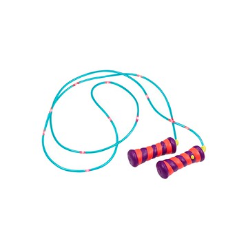 B.toys 墊腳尖跳跳繩  紅色+藍色+紫色  握把(3.5 x 10.8cm)+繩長(236cm)  1個