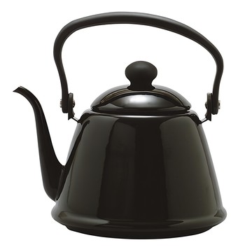 Noda Horo 野田琺瑯 日本製 Drip kettle 細口手沖壺  黑色  2L  1個