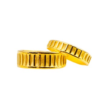 Jove gold JoveGold漾金飾 記號黃金成對戒指