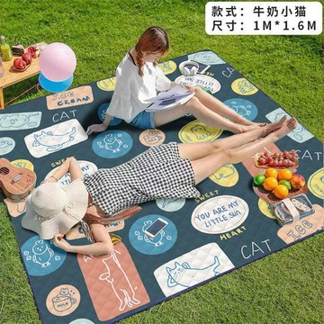 🍭臺灣出貨🍭野餐地墊厚超聲波草坪坐墊戶外露營春遊墊子防潮野餐墊防水加厚