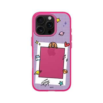 iPhone 16 Pro Clear 粉漾桃 - BT21 - SHOOKY Stay With You