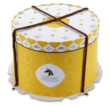 【零售量】圓型蛋糕盒.閃爍之心10號/50個