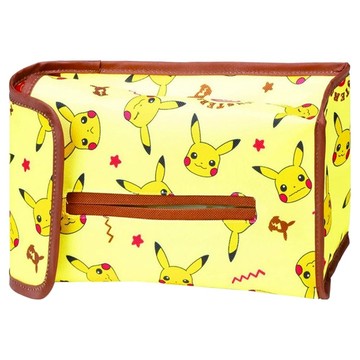 Skater CTSC1 車用面紙套  皮卡丘 黃色 + 咖啡色  1個