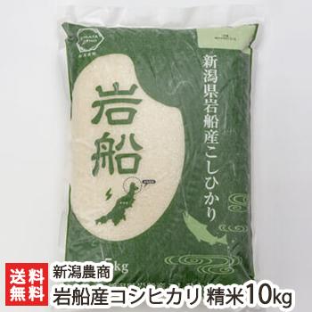 岩船産 コシヒカリ 精米10kg（5kg×2）新潟農商 のし無料 送料無料