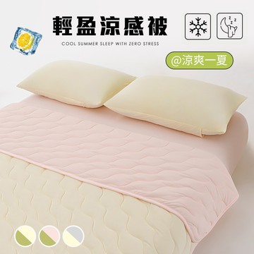 【沐眠家居】輕盈涼感冰冰被【150x200cm-多色任選】Q-Max涼感紗 薄被 夏被 涼被