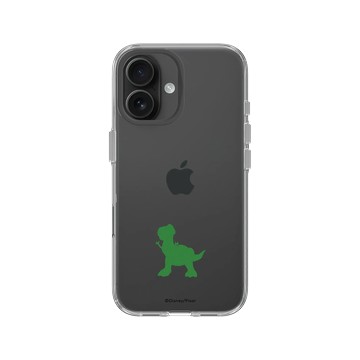iPhone 16 Clear Case（相機按鈕） 透明 - 迪士尼-玩具總動員 Toy Story - 抱抱龍剪影版