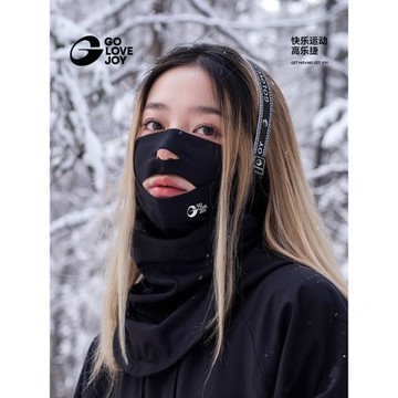 golovejoy滑雪面罩護臉女冬季防風保暖頭帶式防寒臉罩男滑雪裝備