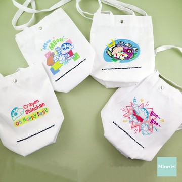 蠟筆小新-帆布飲料提袋