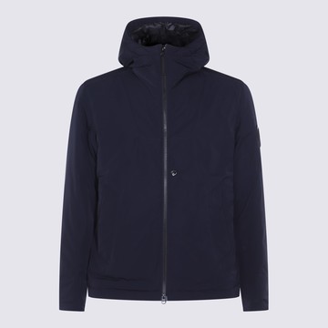 Stone Island Navy Blue Down Jacket