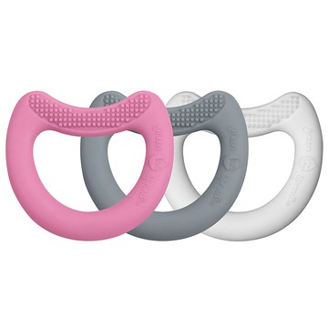 green sprouts 小綠芽 食品安全等級矽膠固齒器3件組  固齒器3件組  粉月亮  1組