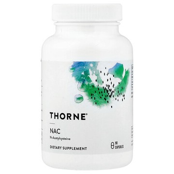 Thorne, N-乙酰半胱氨酸（NAC）膠囊，90 粒（每粒 500 毫克）