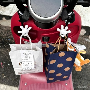 🍀臺灣出貨🍀迪士尼米奇手掌掛鈎電瓶車嬰兒童車手推車遛娃神器汽車通用掛鈎禮物