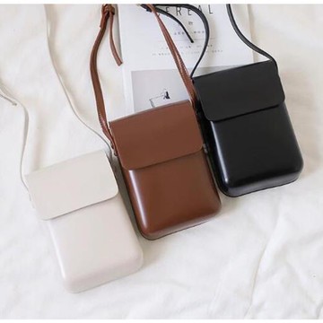 Jpqueen 迷你簡約單肩斜背手提女用手機包(3色可選)