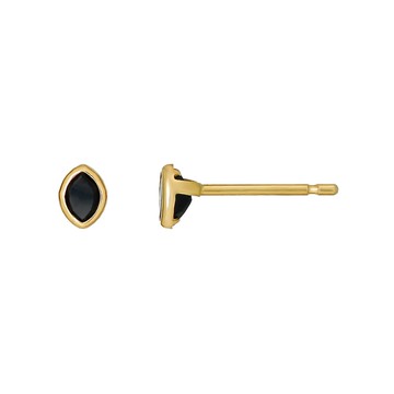 【Second Earrings】 18K 黃金瑪瑙耳環