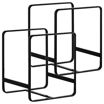 小麥購物 日式廚房碗盤架 大號餐盤架 C005 219g  黑色  2個