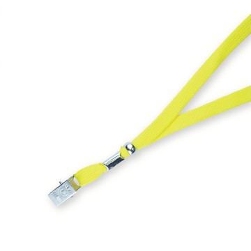 【100入】證件夾掛繩-黃色款 識別證 學生證 貴賓證 員工證 會員證 掛繩 鍊條 量大優惠