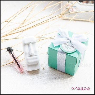 T盒裝 摩艾擴香石+附精油 婚禮小物 生日禮物 畢業禮物 情人節禮物 姊妹禮 探房禮