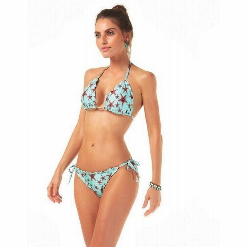 ブラジリアン 三角 ビキニ インポート 通販 ハワイ グアム 海 ビーチ 海外旅行 水着 ヒトデ スターフィッシュ フリルビキニ 通販 Lineポイント最大0 5 Get Lineショッピング
