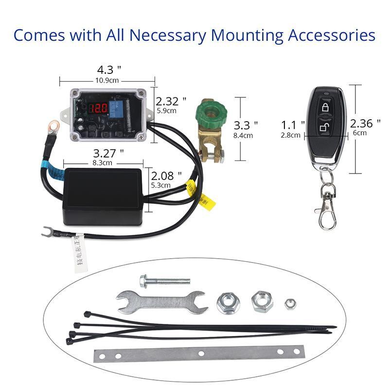 カーバッテリーアイソレーター ワイヤレス制御 12V カット バッテリー アイソレータースイッチ 汎用 リモコン 電池マスタースイッチ |  LINEブランドカタログ