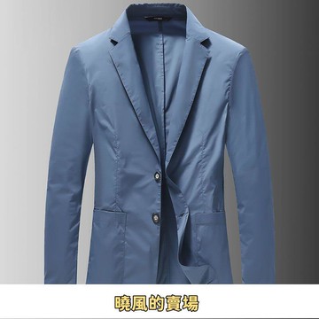 超薄款單層防曬西服男免燙冰絲休閑加大碼西裝男外套