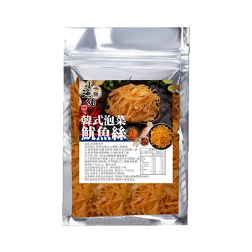 【億品鄉】小漁舖韓式泡菜魷魚絲100g