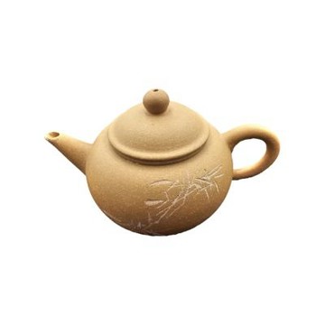 藏古祥館   黃泥茶壺 RYC81