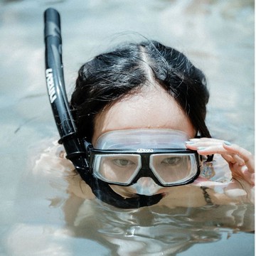 LAZULI 潛水呼吸管(軟式)