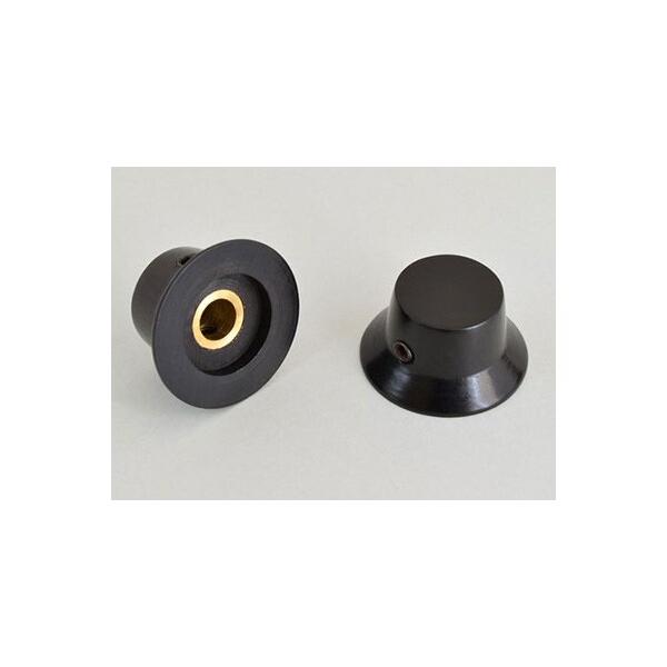 MONTREUX（モントルー） コントロール スイッチノブ Ebony Top Hat knob set (2) ver.2[8675]