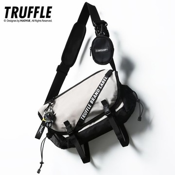 免運/可開票 背包 肩背包 後背包 雙肩包 斜挎包 書包 日系白色斜挎包男潮牌單肩包女輕便工裝挎包學生通勤包包 ch456