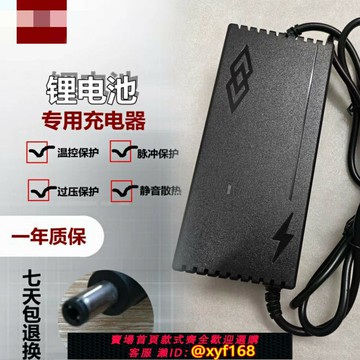 {保固一年 可打統編}12.6V5A鋰電池智能充電器帶風扇12V鋰電瓶充電機80A聚合物40A通用