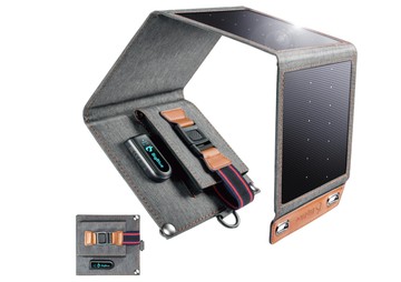 BigBlue 輕巧型太陽能板 14W 充電 防水 登山 露營用 ‎B417  日本正規品代購