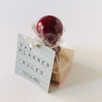 7×7 PLANNER -RULED- 【劃線】