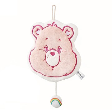 Care Bears 彩虹熊珊瑚絨加厚擦手巾  1個  粉