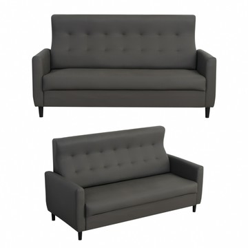 【IDEA】Maison舒適支撐高背皮革三人沙發/皮沙發/沙發椅