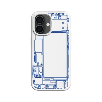 iPhone 16 SolidX 白 - JOCR - Inside an iPhone - Blue