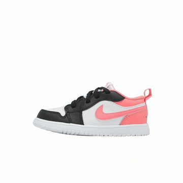 Nike 休閒鞋 Jordan 1 Low ALT TD 小童鞋 學步鞋 白黑粉 喬丹 DR9747-025