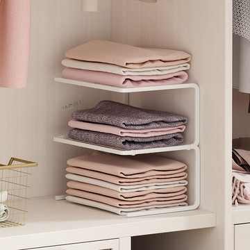 滿99出貨 庫存充足 桌面置物架臥室分割神器衣櫃改造隔層衣櫃內隔隔板新款分層收納架