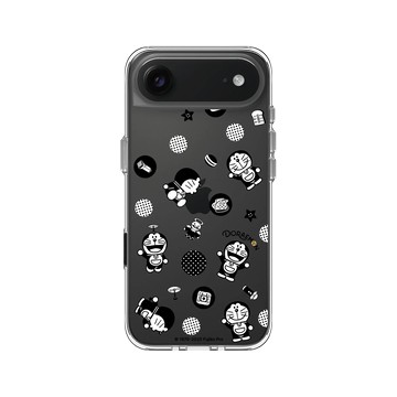 iPhone Air Clear Case（相機按鈕） 透明 - 哆啦A夢 Doraemon - 黑白特別款