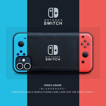 立體適用iPhone15手機殼14promax硅膠13蘋果16pro全包邊11創意x防摔xr游戲手柄造型xs情侶男8plus套7p潮牌pm