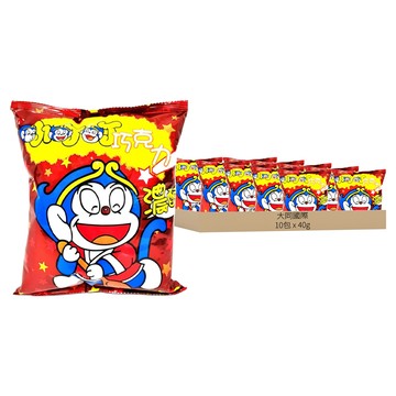 大同國際 小叮叮 玉米酥 巧克力風味  40g  10包