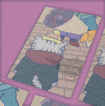 【插畫明信片/卡片】Somewhere only we know.-2