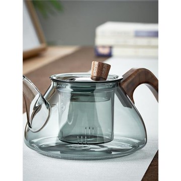 玻璃煮茶壺茶具茶水分離家用加厚辦公室個人單壺電陶爐燒水壺套裝