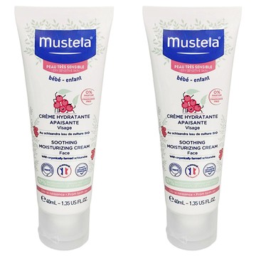 mustela 慕之恬廊 舒恬良 敏弱修復面霜  40ml  2條