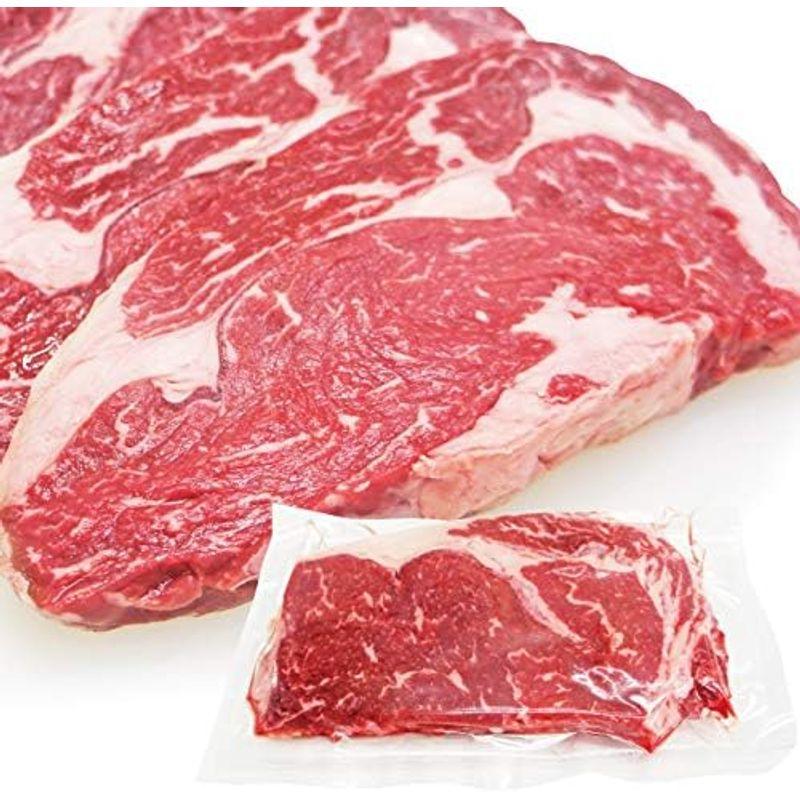 リブロースステーキ牛肉 ニュージーランド産 厚切り 冷凍 1枚（250g) 芯部分のみ使用