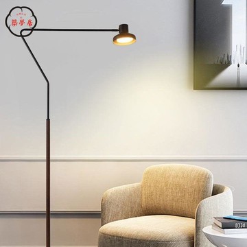 110v燈具 免運 附發票 落地燈 臥室燈 床頭燈 簡約輕奢落地燈高級感客廳臥室書房設計師創意釣魚極簡藝術立式燈工廠現貨直銷 年底鉅惠 店長新品推薦 全館折扣 5z1110